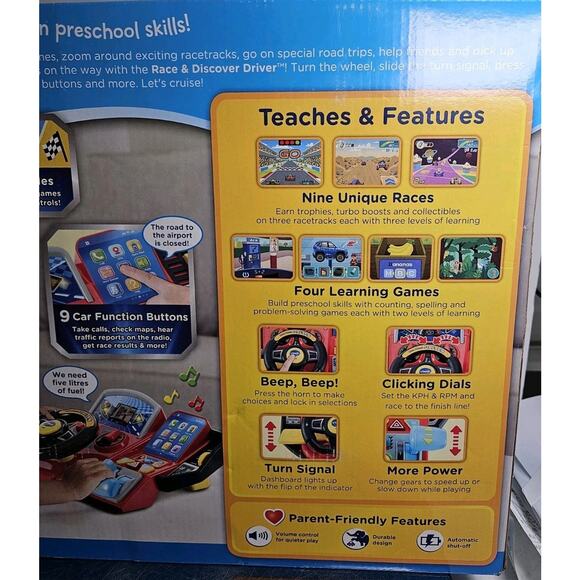 VTech Race & Discover Driver - Picture 3 of 4